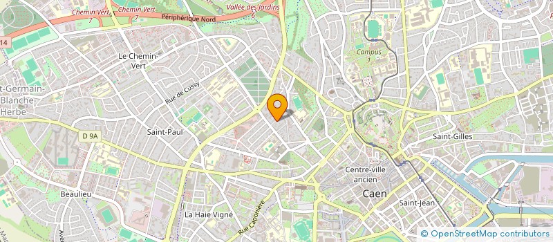 localisation de l'entreprise MADAME AURELIE SANDRET à CAEN