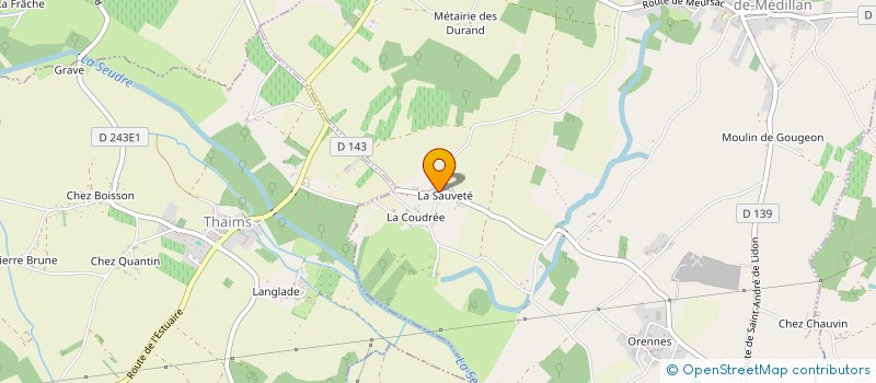 localisation de l'entreprise MADAME AURELIE SANTO  MONTPELLIER-DE-MEDILLAN