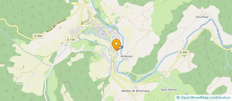 localisation de l'entreprise MADAME AURELIE SAQUET  NANT