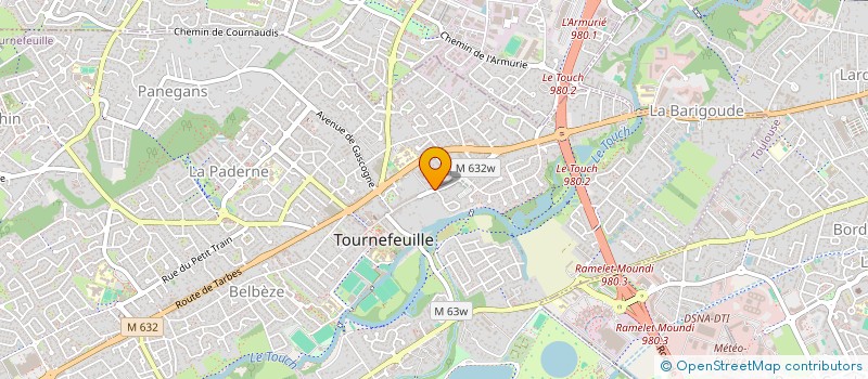 localisation de l'entreprise MADAME AURELIE SARRAMON à TOURNEFEUILLE