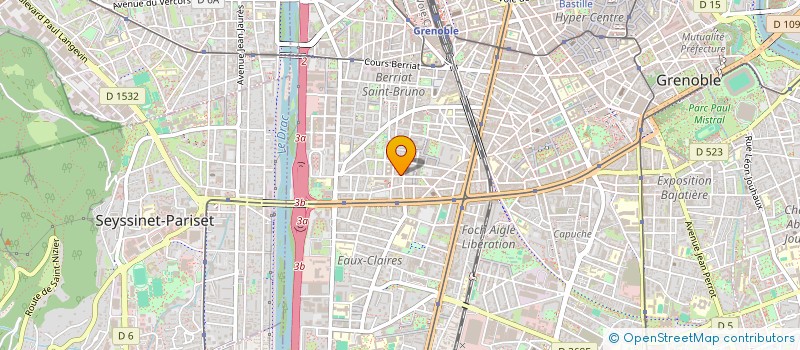 localisation de l'entreprise MADAME AURELIE SARRAZIN  GRENOBLE