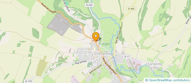 localisation de l'entreprise MADAME AURELIE SARTELET  CHAMPLITTE