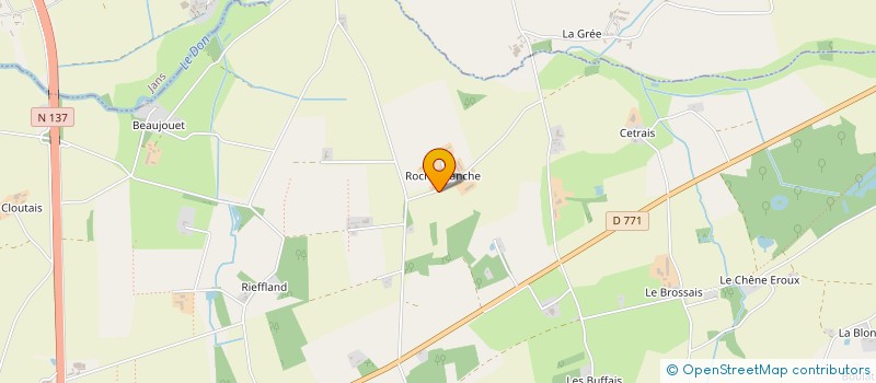 localisation de l'entreprise MADAME AURELIE SAULNIER  NOZAY