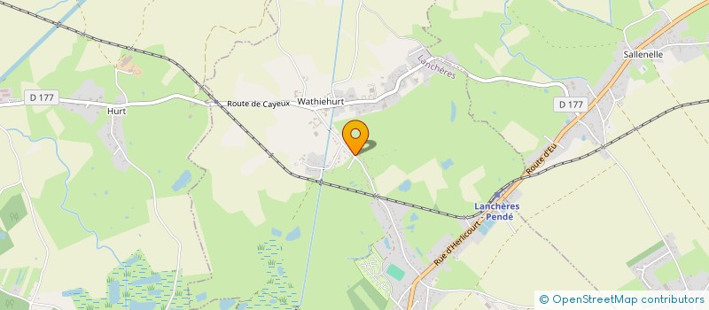 localisation de l'entreprise MADAME AURELIE SAUVAGE  LANCHERES