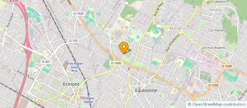 localisation de l'entreprise MADAME AURELIE SAVIGNY à EAUBONNE