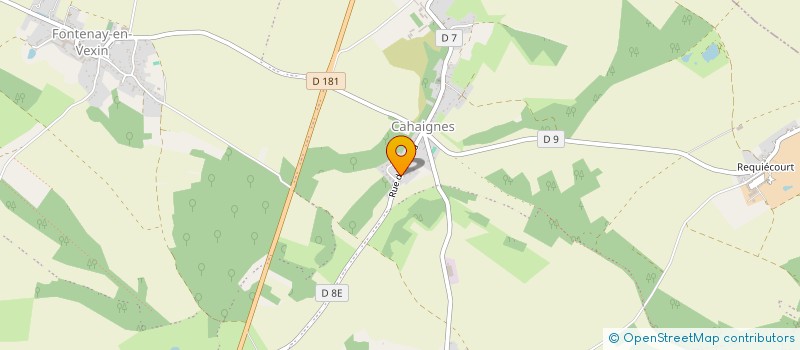 localisation de l'entreprise MADAME AURELIE SAVIGNY  VEXIN-SUR-EPTE