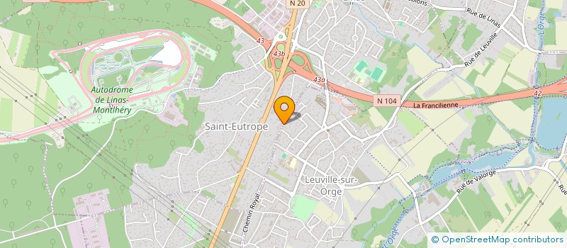 localisation de l'entreprise MADAME AURELIE SAVY à LEUVILLE-SUR-ORGE