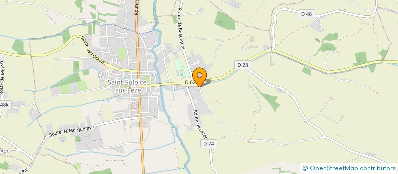 localisation de l'entreprise MADAME AURELIE SCANDIUZZI  SAINT-SULPICE-SUR-LEZE