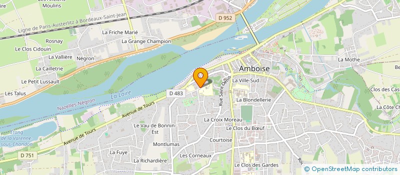 localisation de l'entreprise MADAME AURELIE SCANFF  AMBOISE