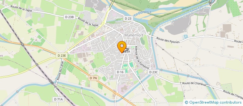 localisation de l'entreprise MADAME AURELIE SCHALCKENS  MALLEMORT