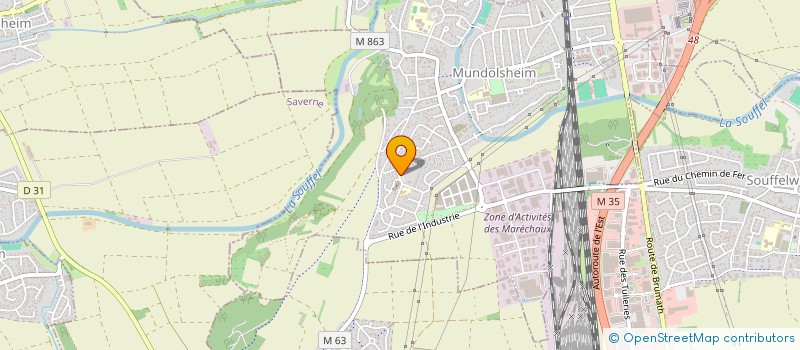 localisation de l'entreprise MADAME AURELIE SCHEYDER  MUNDOLSHEIM