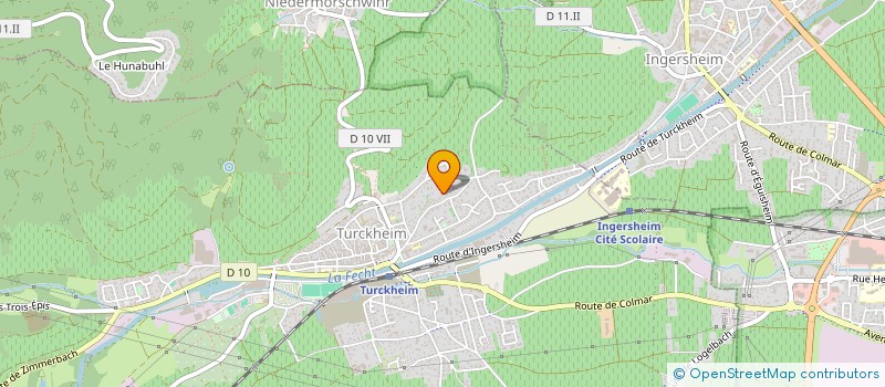 localisation de l'entreprise MADAME AURELIE SCHRAPF  TURCKHEIM