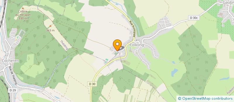 localisation de l'entreprise MADAME AURELIE SCHULTEISS  FOLKLING