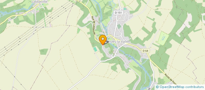 localisation de l'entreprise MADAME AURELIE SEBE à NESLES-LA-VALLEE