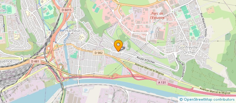 localisation de l'entreprise MADAME AURELIE SEILLE  HARFLEUR