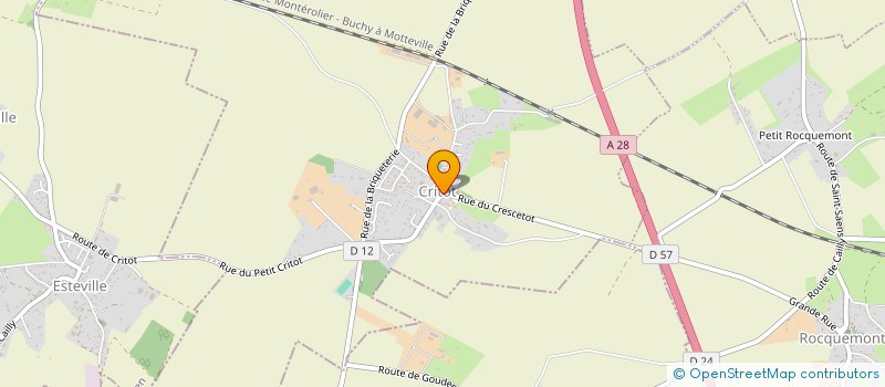 localisation de l'entreprise MADAME AURELIE SELLIER-MAUVIEUX  CRITOT