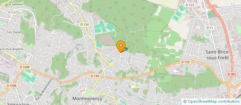 localisation de l'entreprise MADAME AURELIE SENECAL  MONTMORENCY