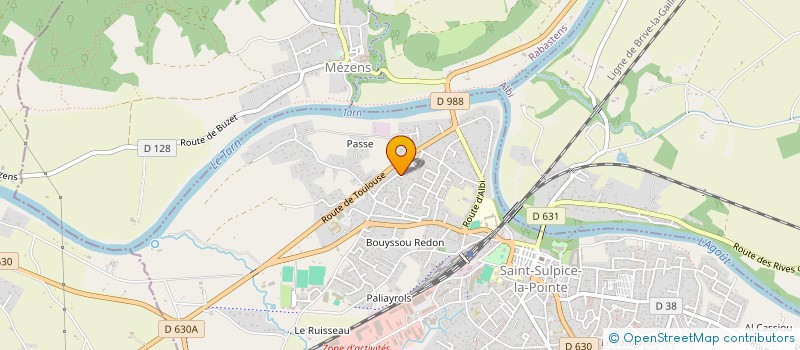 localisation de l'entreprise MADAME AURELIE SERVERA  LAVAUR