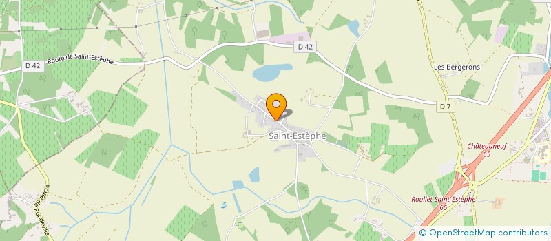 localisation de l'entreprise MADAME AURELIE SICAIRE à ROULLET-SAINT-ESTEPHE