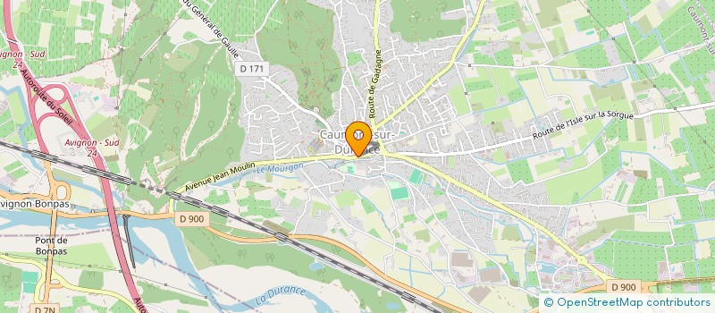 localisation de l'entreprise MADAME AURELIE SICARD  CAUMONT-SUR-DURANCE