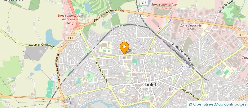 localisation de l'entreprise MADAME AURELIE SIGOGNE à CHOLET
