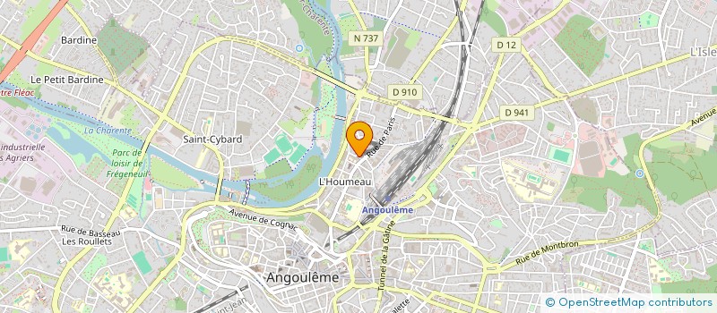 localisation de l'entreprise MADAME AURELIE SILVERE à ANGOULEME