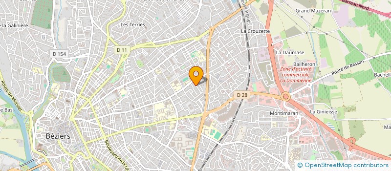 localisation de l'entreprise MADAME AURELIE SINEGRE à BEZIERS