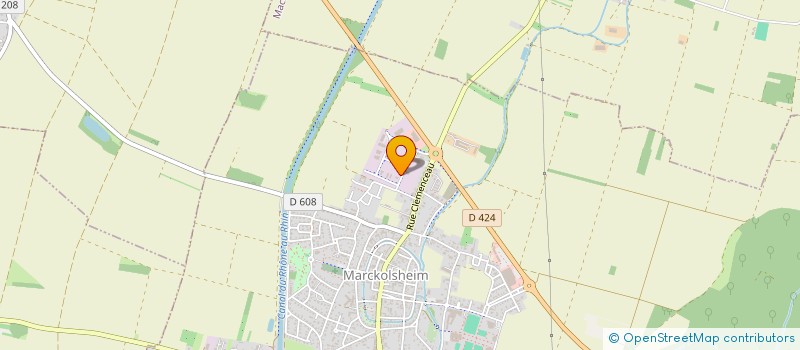 localisation de l'entreprise MADAME AURELIE SINGLER  MARCKOLSHEIM