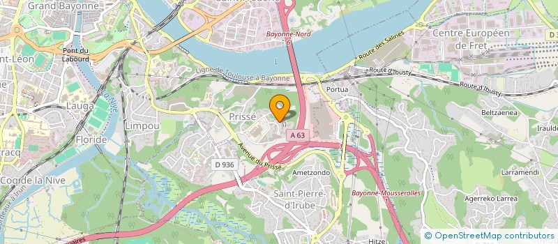 localisation de l'entreprise MADAME AURELIE SINTES à BAYONNE