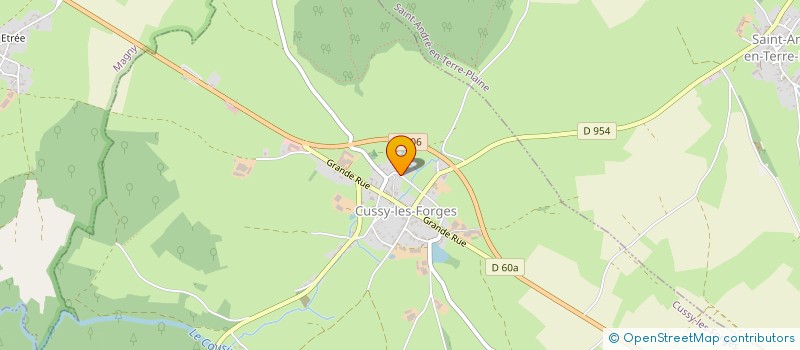 localisation de l'entreprise MADAME AURELIE SIVRY  CUSSY-LES-FORGES