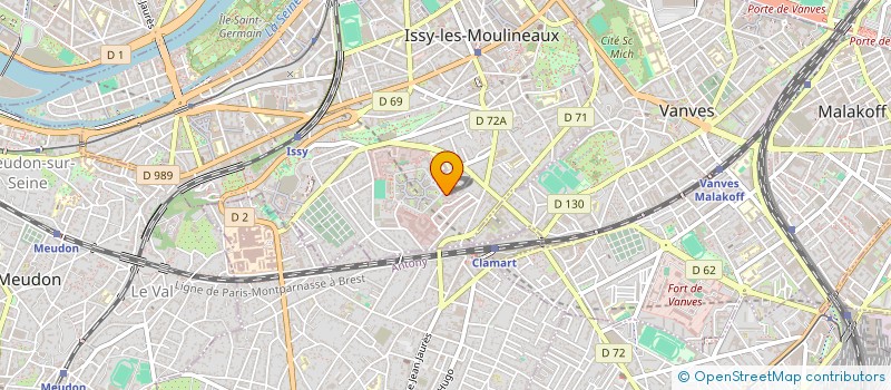 localisation de l'entreprise MADAME AURELIE SIX à ISSY-LES-MOULINEAUX