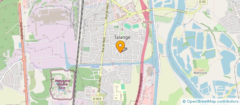 localisation de l'entreprise MADAME AURELIE SKWERES à TALANGE