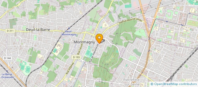 localisation de l'entreprise MADAME AURELIE SLAHDJI  MONTMAGNY