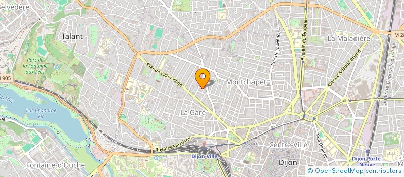 localisation de l'entreprise MADAME AURELIE SNIDARO  DIJON