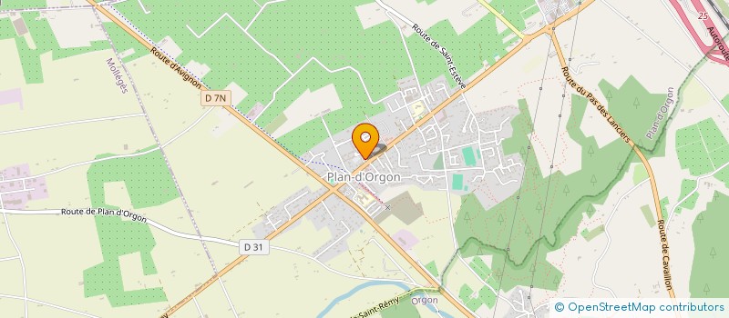 localisation de l'entreprise MADAME AURELIE SOBOUL  PLAN-D'ORGON