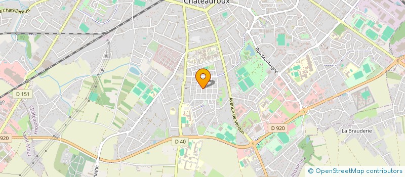 localisation de l'entreprise MADAME AURELIE SOLEILHAVOUP à CHATEAUROUX