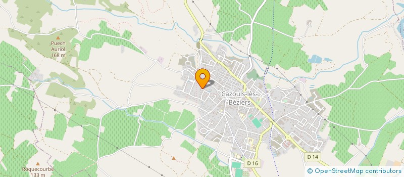localisation de l'entreprise MADAME AURELIE SOLER  BEZIERS