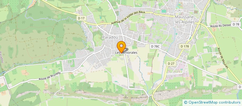 localisation de l'entreprise MADAME AURELIE SOUFFES à MAUSSANE-LES-ALPILLES