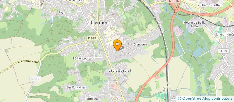 localisation de l'entreprise MADAME AURELIE SOUFFLARD  CLERMONT