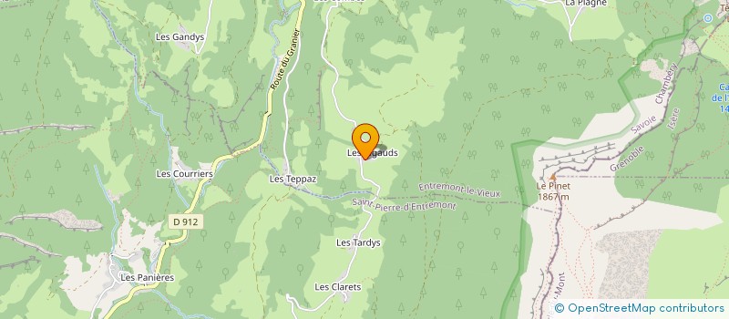 localisation de l'entreprise MADAME AURELIE SOULETTE  ENTREMONT-LE-VIEUX