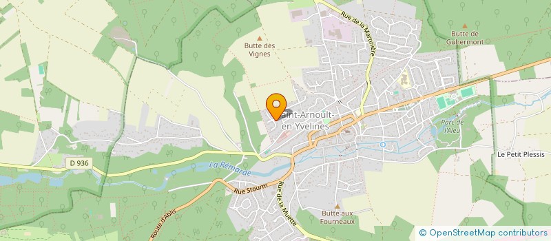 localisation de l'entreprise MADAME AURELIE SOULIER  SAINT-ARNOULT-EN-YVELINES