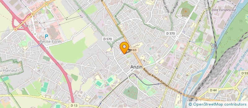 localisation de l'entreprise MADAME AURELIE SOULOUMIAC  ANZIN