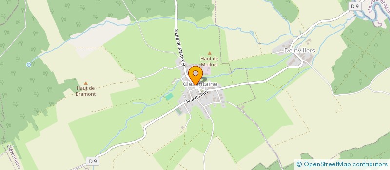 localisation de l'entreprise MADAME AURELIE SPAETH  CLEZENTAINE