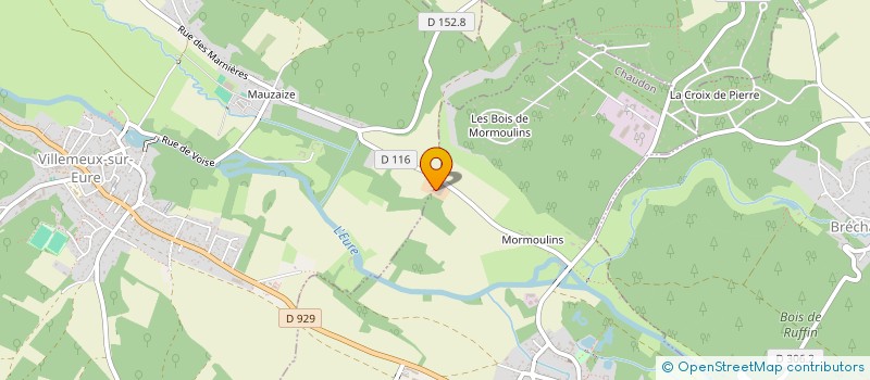 localisation de l'entreprise MADAME AURELIE STEPHAN ETCHEBER à VILLEMEUX-SUR-EURE