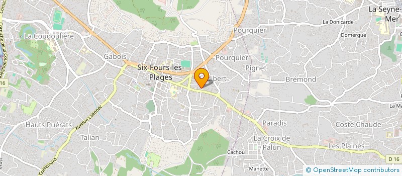 localisation de l'entreprise MADAME AURELIE SUAREZ à SIX-FOURS-LES-PLAGES