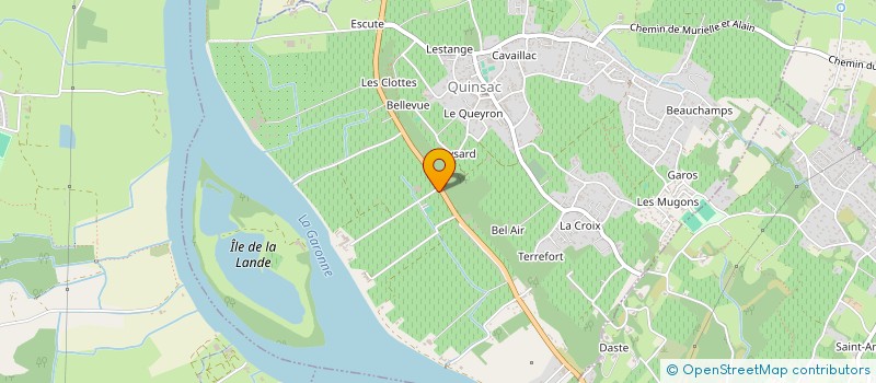 localisation de l'entreprise MADAME AURELIE TAILLACOT  QUINSAC