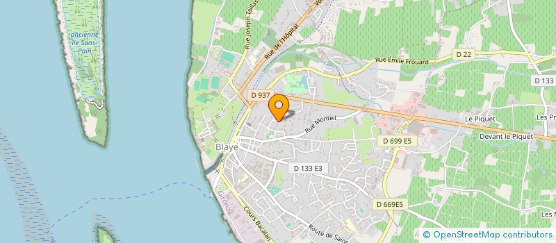 localisation de l'entreprise MADAME AURELIE TAILPIED à BLAYE