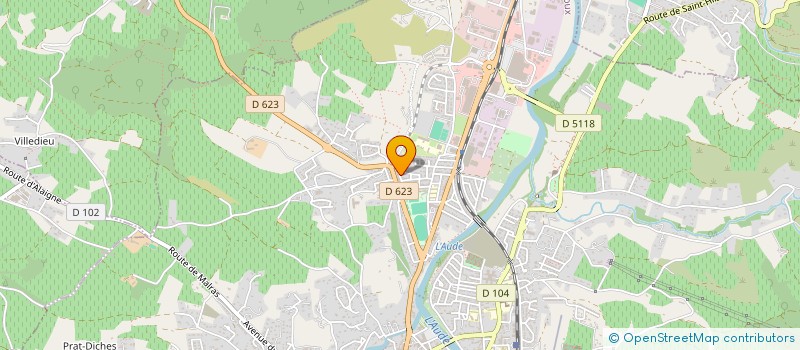 localisation de l'entreprise MADAME AURELIE TALABOT  LIMOUX