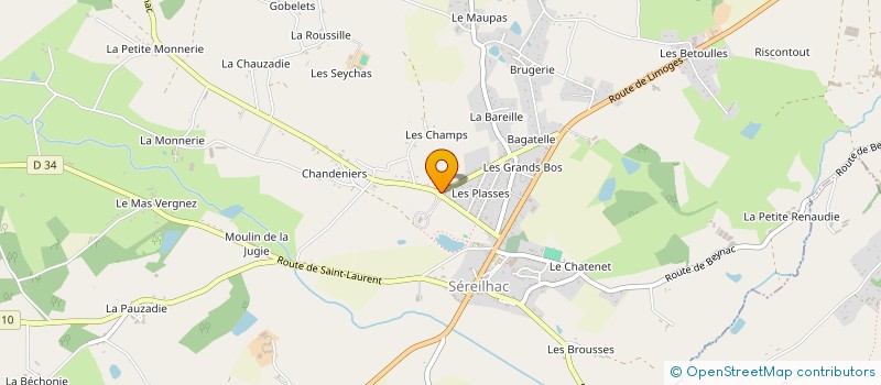 localisation de l'entreprise MADAME AURELIE TANTY à SEREILHAC