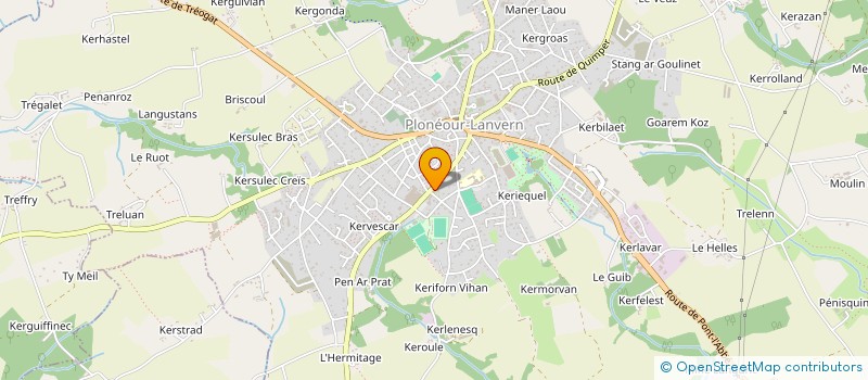 localisation de l'entreprise MADAME AURELIE TARDY  PLONEOUR-LANVERN